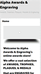 Mobile Screenshot of alphaawardstulsa.com